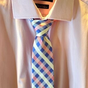 Tommy Hilfiger Pink Men's Dress Shirt Size M